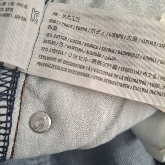 Abercrombie & Fitch Women's Denim Skirt Blue High Rise Boho 32/14 - Picture 10 of 10